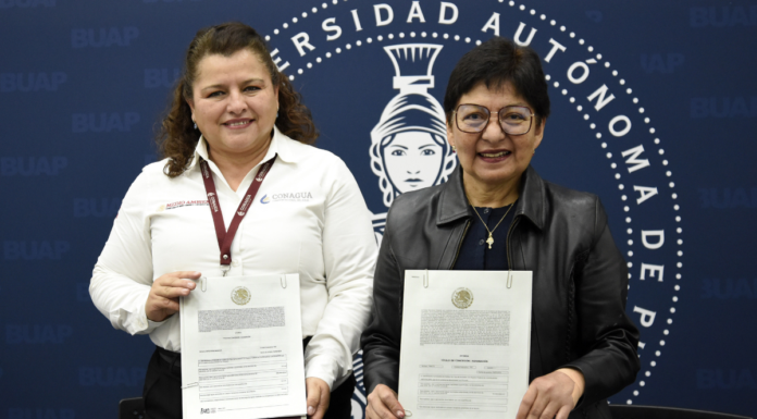 BUAP recibe títulos de concesión por parte de CONAGUA