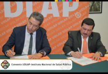 UDLAP e INSP firman convenio de colaboración académica y científica