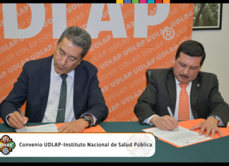UDLAP e INSP firman convenio de colaboración académica y científica
