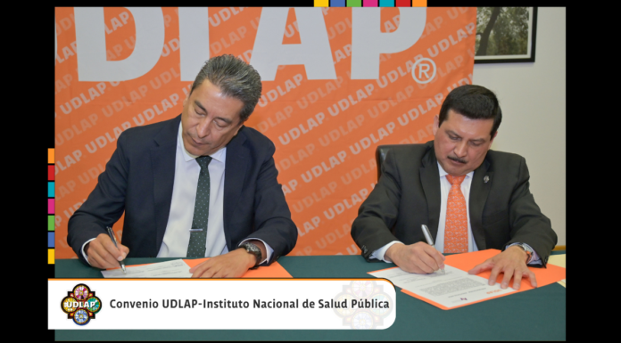 UDLAP e INSP firman convenio de colaboración académica y científica