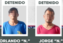 Detienen a dos hombres por robo a comercio en Puebla