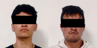 Caen dos hombres por presunta posesión de droga en Cuautlancingo