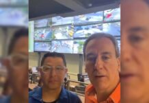 Pepe Chedraui supervisa cámaras de vigilancia en la Feria de Puebla