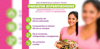 Llaman a prevenir enfermedades gastrointestinales en Semana Santa