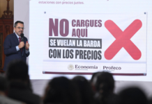 Profeco exhibirá con lonas a gasolineras que “se vuelan la barda”