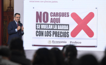 Profeco exhibirá con lonas a gasolineras que “se vuelan la barda”