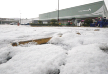 Lluvia con granizo provoca inundaciones y afectaciones en Tlaxcala