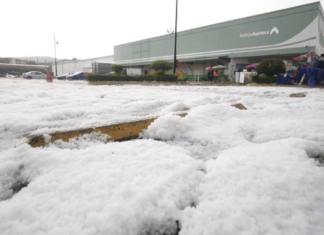 Lluvia con granizo provoca inundaciones y afectaciones en Tlaxcala