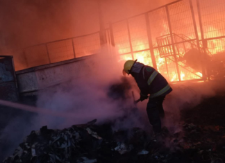 Se registra nuevo incendio en recicladora de Coronango