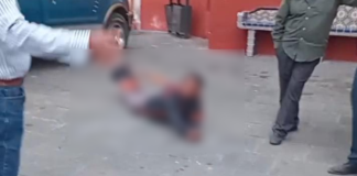 Detienen y amarran a presunto ladrón en San Andrés Cholula