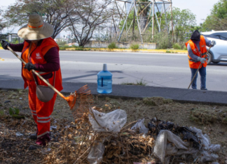 OOSL realiza acciones de limpieza en Bulevar Municipio Libre