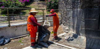 Intervienen el Puente de Ovando con jornada de limpieza
