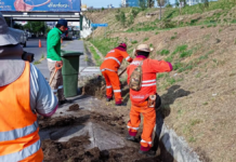 OOSL realiza limpieza pluvial en el bulevar Atlixcáyotl