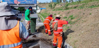 OOSL realiza limpieza pluvial en el bulevar Atlixcáyotl