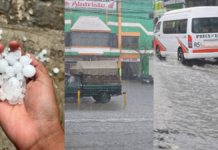 Lluvias y granizo causan afectaciones en Tehuacán y la Mixteca poblana