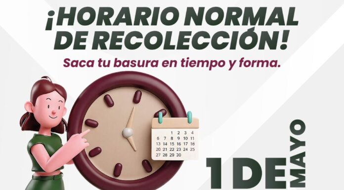 Sí habrá recolección de basura este viernes 1 de mayo en Puebla capital