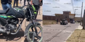 Retienen a presuntos ladrones de motocicleta en Coronango