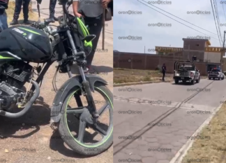 Retienen a presuntos ladrones de motocicleta en Coronango