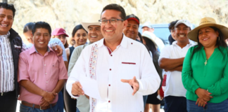 Pável Gaspar encabeza inauguración de obras en la Mixteca poblana