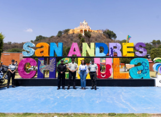 Refuerzan seguridad por Semana Santa en San Andrés Cholula