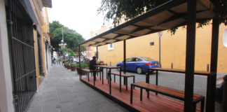 Retiran seis parklets por uso indebido en el Centro Histórico de Puebla