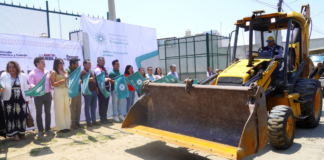 Inician pavimentación de acceso al ICATEP en Texmelucan