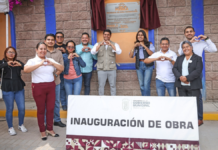 Omar Muñoz inaugura pavimentación en vialidad de Sanctorum