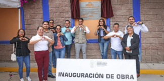 Omar Muñoz inaugura pavimentación en vialidad de Sanctorum
