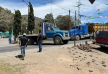 Pobladores de San Bernardino Lagunas protestan por falta de obras