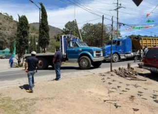 Pobladores de San Bernardino Lagunas protestan por falta de obras