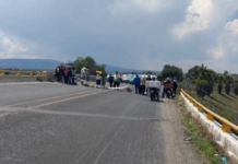 Protesta por agua deriva en toma de caseta en la Cuacnopalan–Oaxaca