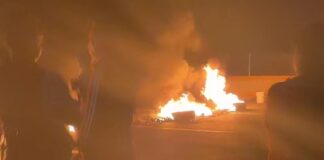 Presentarán denuncia por quema de patrulla en bloqueo de la México-Puebla