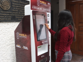 Habilitan quiosco para trámites y servicios en Cuautlancingo