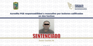 FGE logra sentencia contra agresor por lesiones calificadas en Teziutlán