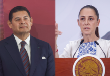 Armenta reafirma respaldo a Sheinbaum en proyectos federales
