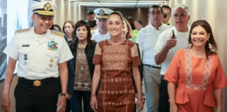 Sheinbaum entrega primera fase de remodelación del AICM