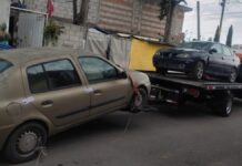 SSC Cholula retira vehículos abandonados en Santiago Momoxpan