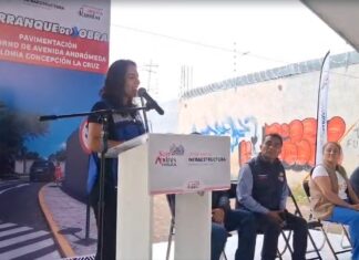 San Andrés Cholula inicia pavimentación de retorno de Avenida Andrómeda