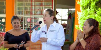 Con Obra Comunitaria dignifican primaria en Metlaltoyuca: Bienestar