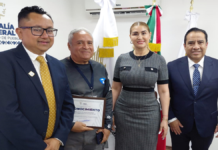 CAETO BUAP recibe reconocimiento por parte de la FGE