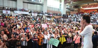 Con celebración a madres, Sheinbaum concluye gira por Sonora
