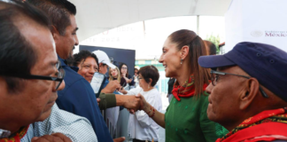 Sheinbaum entrega apoyos y obras en Edomex, Chiapas y Quintana Roo
