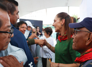 Sheinbaum entrega apoyos y obras en Edomex, Chiapas y Quintana Roo