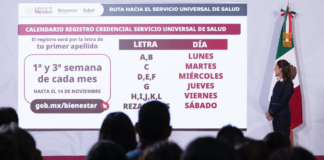 Avanza credencialización al Servicio Universal de Salud: Sheinbaum
