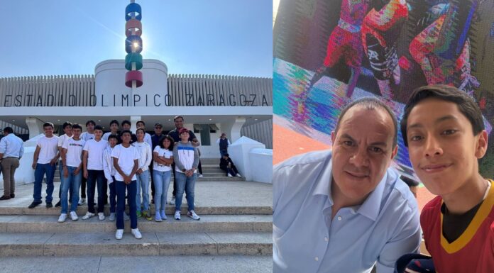 Jóvenes deportistas de Zacatlán conocen a figuras del futbol