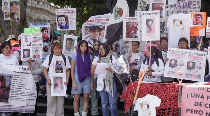 “¿Dónde están?”; Madres buscadoras marchan en Puebla el 10 de Mayo