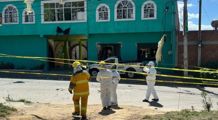 Explosión en Cuautlancingo deja cinco hospitalizados y daños en 17 casas