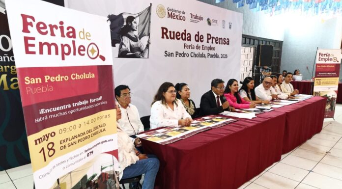 Habrá Feria del Empleo el 18 de mayo en San Pedro Cholula
