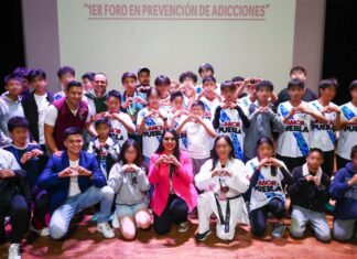 Realizan foro de Prevención de Adicciones para estudiantes en San Pedro Cholula