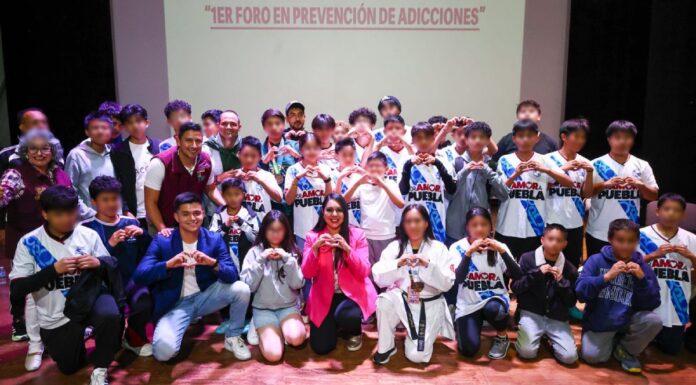 Realizan foro de Prevención de Adicciones para estudiantes en San Pedro Cholula